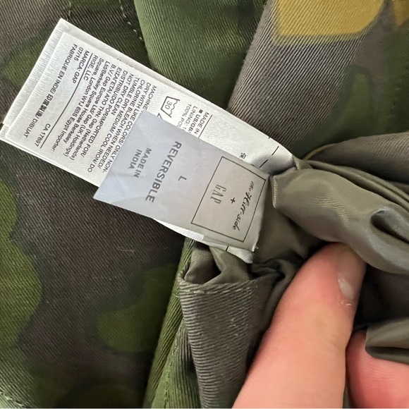 Men’s Reversible Camp Bomber Jacket Gap - Picture 5 of 5